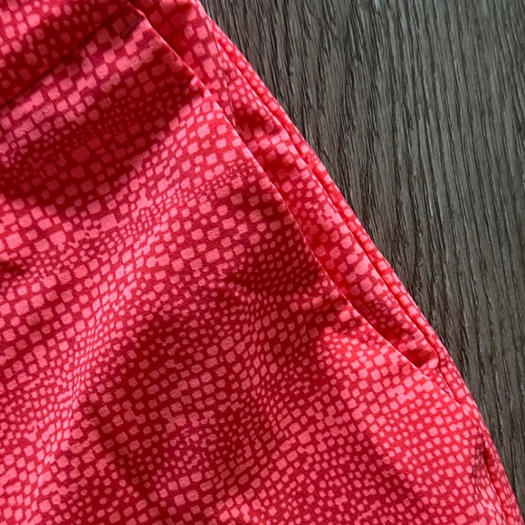 Nike Golf Dri-FIT Orange Printed Shorts Size 8 4.5" Inseam Lightweight - Picture 3 of 7